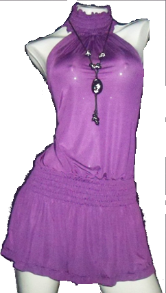Vestido Morado ref 1213